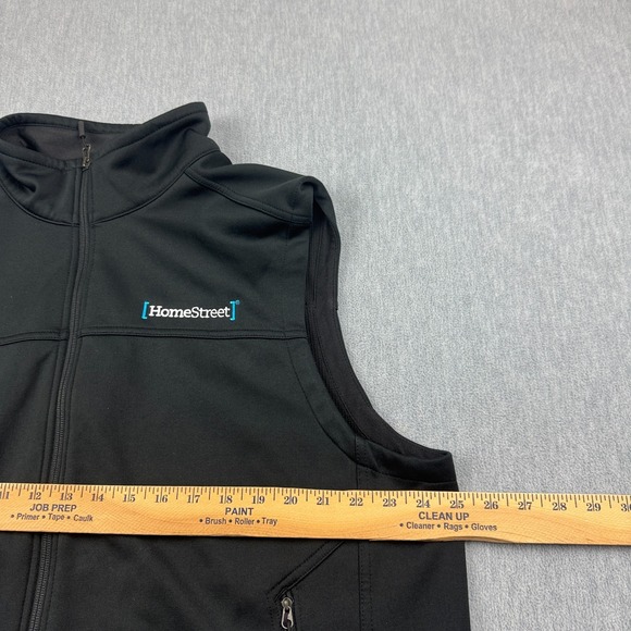 The North Face Vest Mens XL Black Full Zip Ridgewall Soft Shell Sleeveless Logo - Picture 7 of 11